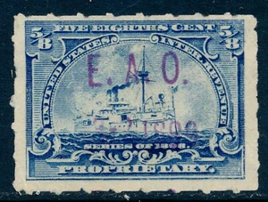 US Revenue Stamp Battleship RB23 E.A. Osterhont 1899 cancel - Picture 1 of 4