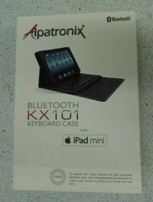 Ipad Mini Case With Keyboard Alpatronix Kx101 Leather Ipad Cover BLUETOOTH - Image 1 of 2