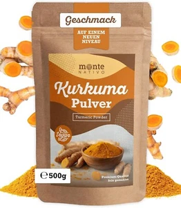 Cúrcuma En Polvo 500g Raíz Molida Natural Aroma Intenso Para Cocina e Infusiones - Imagen 1 de 6