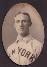 1903 Charlie Babb New York Giants Vintage Cabinet Photo by Carl Horner