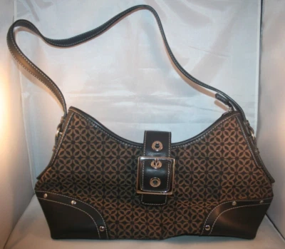 Relic Black/Brown Shoulder Bag Handbag Purse - Pre-Owned - Image 1 of 3