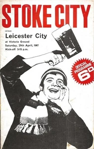 Football Programme STOKE CITY v LEICESTER CITY Apr 1967 - Picture 1 of 1