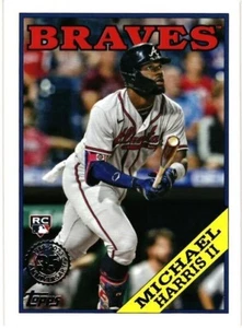 2023 TOPPS SERIE 1 - 1988 35 # T88-18 - MICHAEL HARRIS II - NOVATO - ATLANTA - Imagen 1 de 2