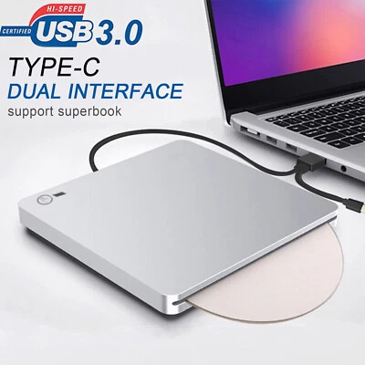 Grabadora Externa Original USB 3.0 Reproductor DVD CD BD Grabadora Unidad SIL E4 Foto 1 de 4