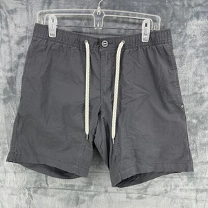Vuori Shorts Men's Ripstop Dura Terra Gray Medium V370 Outdoor Cotton 9" - Picture 1 of 13
