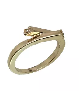 14k Engagement Diamond Ring, White, Yellow, Rose G, Free Sizing, US - Bild 1 von 7