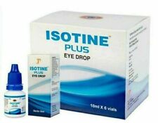 6 x Isotine Plus Eye Drops Pure Herbal 100% Genuine For Immature Cataract 10ml