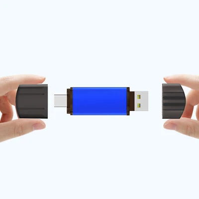 Kootion USB 2.0 32GB Dual Port Type-C Flash Drives Memory Stick Android Samsung