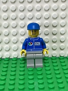 Lego Minifigure City Octan Racing Gas Attendant Oct063 - Picture 1 of 2