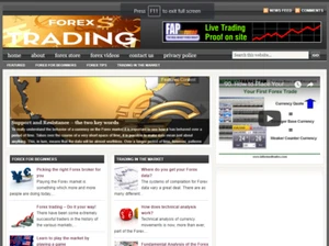 Venta de viernes negro! Negocio de sitio web llave en mano de Forex en... - Photo 1/4