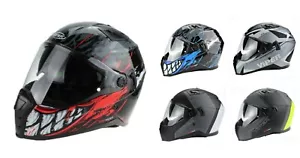 VIPER RSV155 Full Face Pinlock Ready Race Motorrad billiger Helm optional Peak - Bild 1 von 15