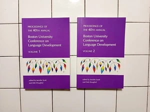 Proceedings 40th Boston University Conference Language Development BUCLD Books - Bild 1 von 13