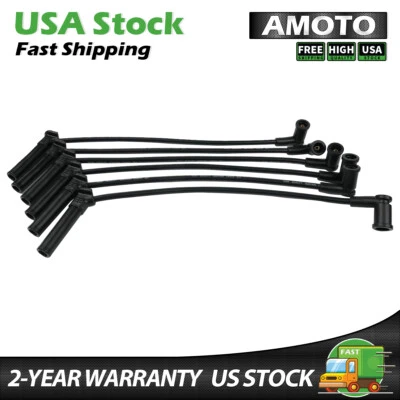 671-6280 HQ 6 Spark Plug Wire for 4.0L Land Rover LR3 2005 2006 2007 2008 Base - Изображение 1 из 4