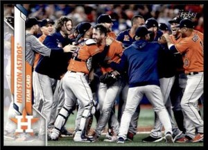 2020 Topps Series 1 Base #33 Houston Astros - Team Card
