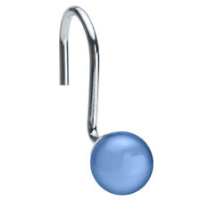 blue shower curtain hooks for sale ebay