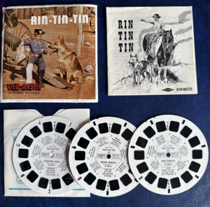 Rin-Tin-Tin View Master B467 Set of 3 Reels Packet & Booklet 1955 View-master - Picture 1 of 10