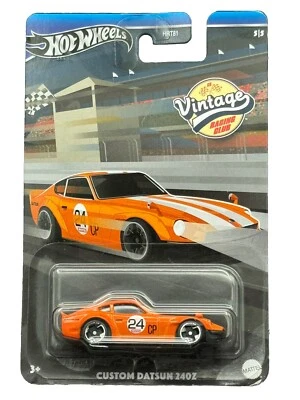 Hot Wheels 2024 HW Vintage Racing Club 5/5 Naranja Personalizado Datsun 240Z Foto 1 de 4