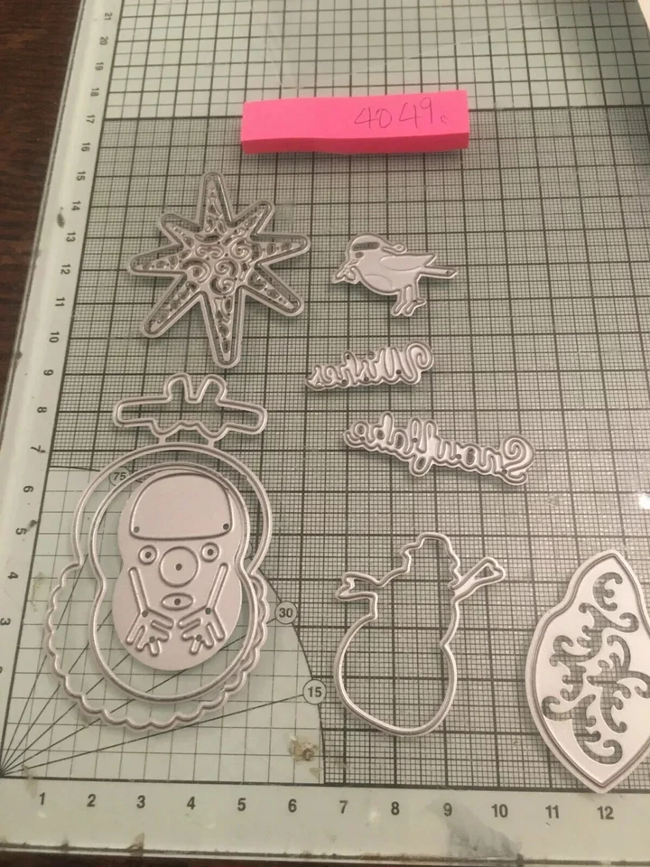 Snowman die set ref4049a **SALE** - Image 1 of 1