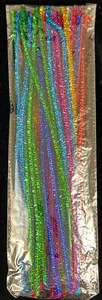 Metallic Pipe Cleaners - 8 Colour Mix - Pack of 40 - Picture 1 of 1