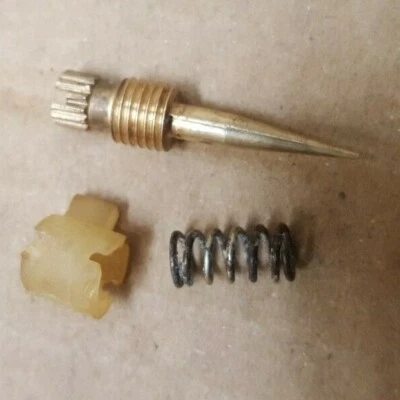 1976 1977 Yamaha XS650 XS500 carburetor air mixture pilot screw w/ cap - Image 1 of 3