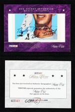 2008 TRISTAR Signa Cuts Cut Auto Hidden Treasures Purple /10 Bob Talbot Auto