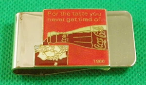 Clip para dinero Coca-Cola 1966 vintage - Imagen 1 de 7