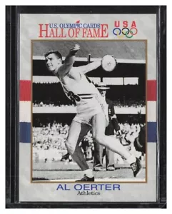 1991 Impel US Olympic Hall of Fame #4 Al Oerter - Foto 1 di 2