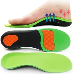 Orthotic Insoles Arch Support Plantar Fasciitis Work Insole Flat Feet Heel Pain - Picture 1 of 27