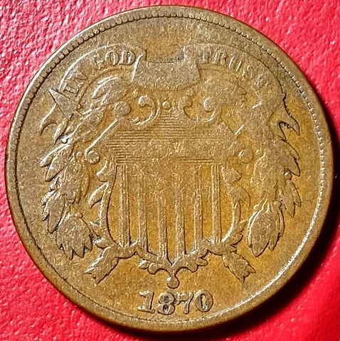 1870 TWO CENT Cover