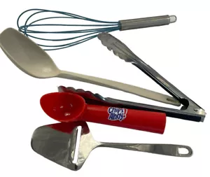 Kitchen Gadgets Lot of 5 Cheese Slicer Serving Spoon Chips Ahoy Ice Cream Scoop - Picture 1 of 12