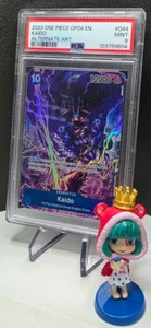 PSA 9 Kaido Alt Art OP04 044 Kingdom Of Intrigue One Piece Card Game English - Picture 1 of 1