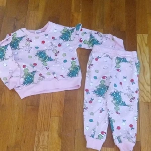 girl 3t GRINCH jogger set - Picture 1 of 3