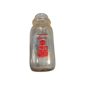 Vintage Carnation Milk Bottle - Picture 1 of 2