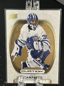 JACK CAMPBELL----2021-22 OVATION---GOLD FOIL----MAPLE LEAFS---FREE SHIPPING - Picture 1 of 2