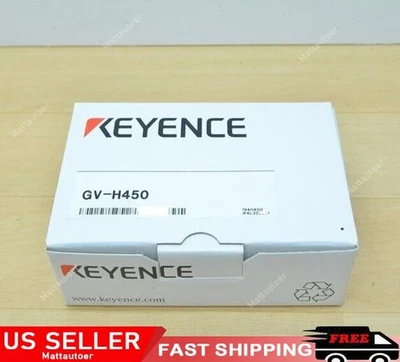 NEW KEYENCE GV-H450 LASER SENSOR HEAD JAPAN - Image 1 of 4