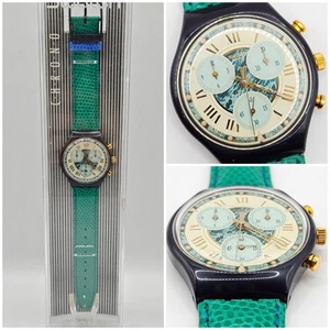 Swatch Chrono SCN108 Performance 1994 NOS Vintage Original Watch with Box - Picture 1 of 14