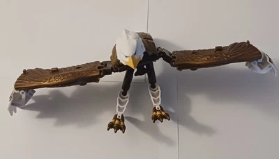 TRANSFORMER BEAST WARS SILVER BOLT EAGLE HASBRO 1997 AIGLE MARRON - Photo 1/4