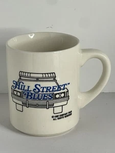 1982 Vintage Hill Street Blues Police Car Coffee Mug By Company Four - Picture 1 of 10