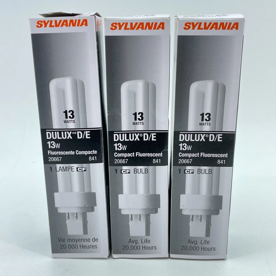 SYLVANIA DULUX D/e 13w 20667 Bulb 841 Color Temp