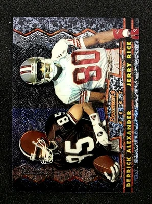 1994 Stadium Club #27 Derrick Alexander / Jerry Rice Bowman's Best - Imagem 1 de 2