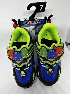 PJ Masks Toddler Boys License Light Up Athletic Sneaker, Size 7 - Picture 1 of 7