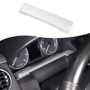 Cubierta de embellecedor inferior del tablero de instrumentos de coche ABS plateado para Land Rover Discovery4 2010-2016 - Imagen 1 de 11