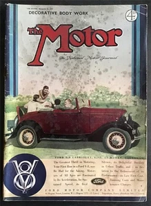 The MOTOR Magazine 22 NOV 1932 #No.1613 SUNBEAM SPEED MODEL TESTED - Picture 1 of 6