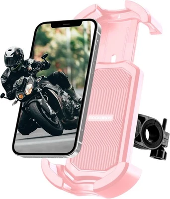 ROCKBROS Bike Phone Holder, Motorcycle Phone Mount Adjustable for 4.7'-6.8”Phone - Image 1 of 4