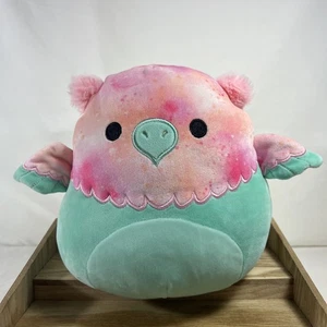 Retired - Squishmallows Original 14-Inch Gala Teal and Pink Griffin - Picture 1 of 7