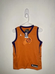 NBA Nike Phoenix Suns Jersey Boys Size Medium 10-12 Blank Orange Basketball - Picture 1 of 4