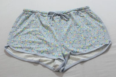 Old Navy Women's Dolphin Hem Ribbed Pajama Shorts JK5 Ditsy Floral Print Large - Image 1 of 3