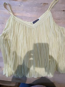 Mint velvet lemon ruffle blouse/top, 18, VGC - Picture 1 of 5