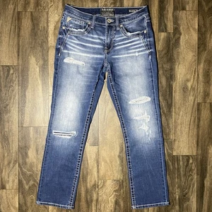 Salvage Mayhem Jeans Herren 32R Engine Blau Straight Stretch Regular Fit Schnalle - Bild 1 von 13