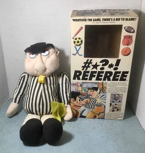 1988 THAT DARN REFEREE STRESS RELIEF DOLL NON-SPORT-SPECIFIC FIRST VERSION w/BOX - Picture 1 of 11